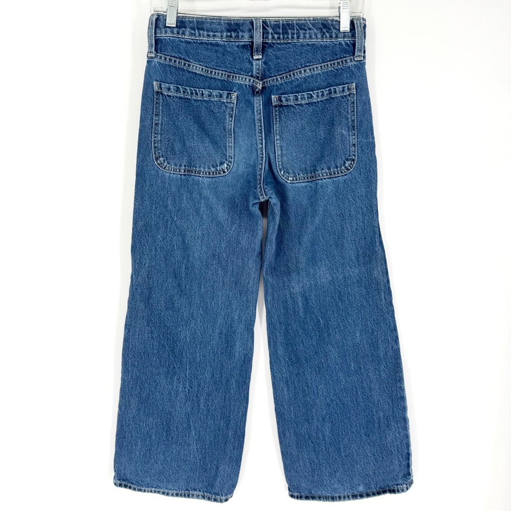 Old Navy Girls High-Waisted Super Baggy Button-Fly Wide-Leg Utility Jeans Sz 14 - Picture 9 of 12
